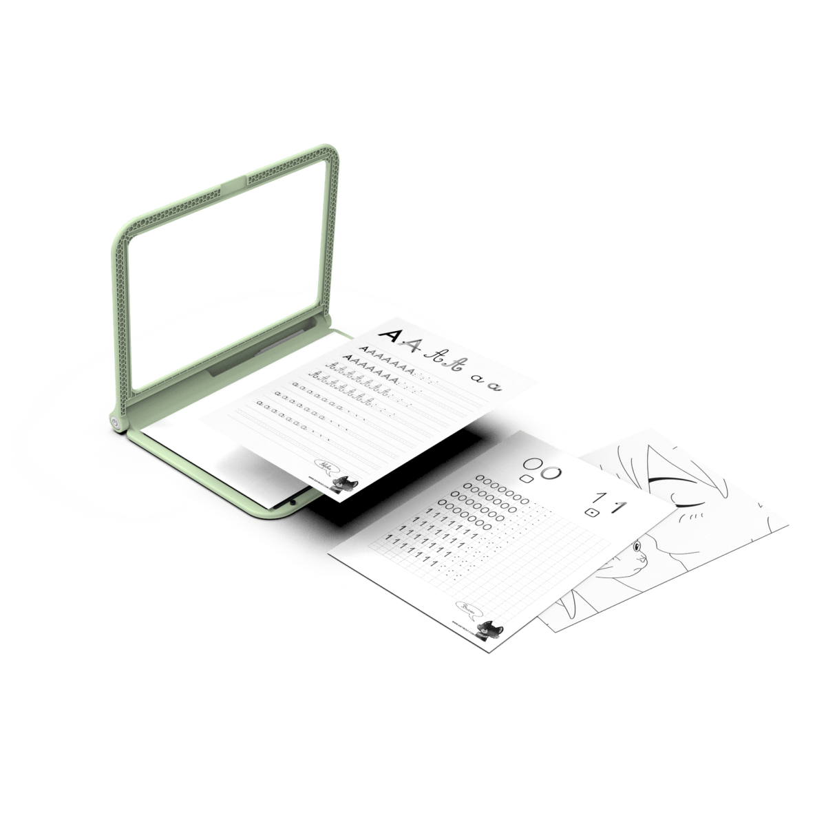 KIDYDRAW PRO Tablet Green – Creativity & Learning for children, available at Learning Bugs UK
