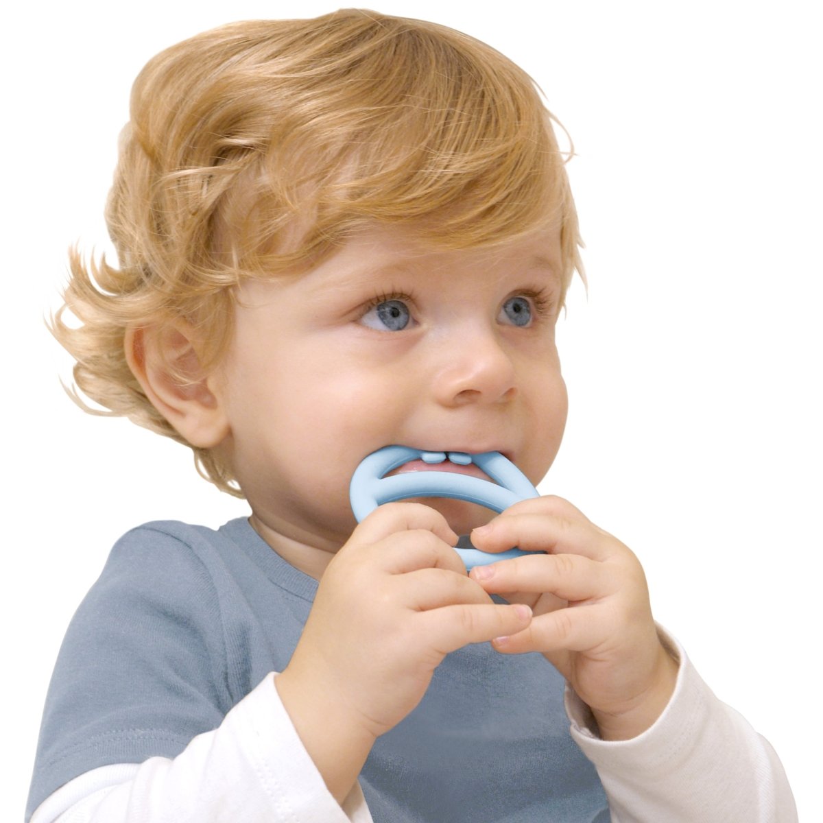 MOLUK Nigi, Nagi & Nogi Teether and Sensory Pastel Colour Set – Baby Teethers for children, available at Learning Bugs UK