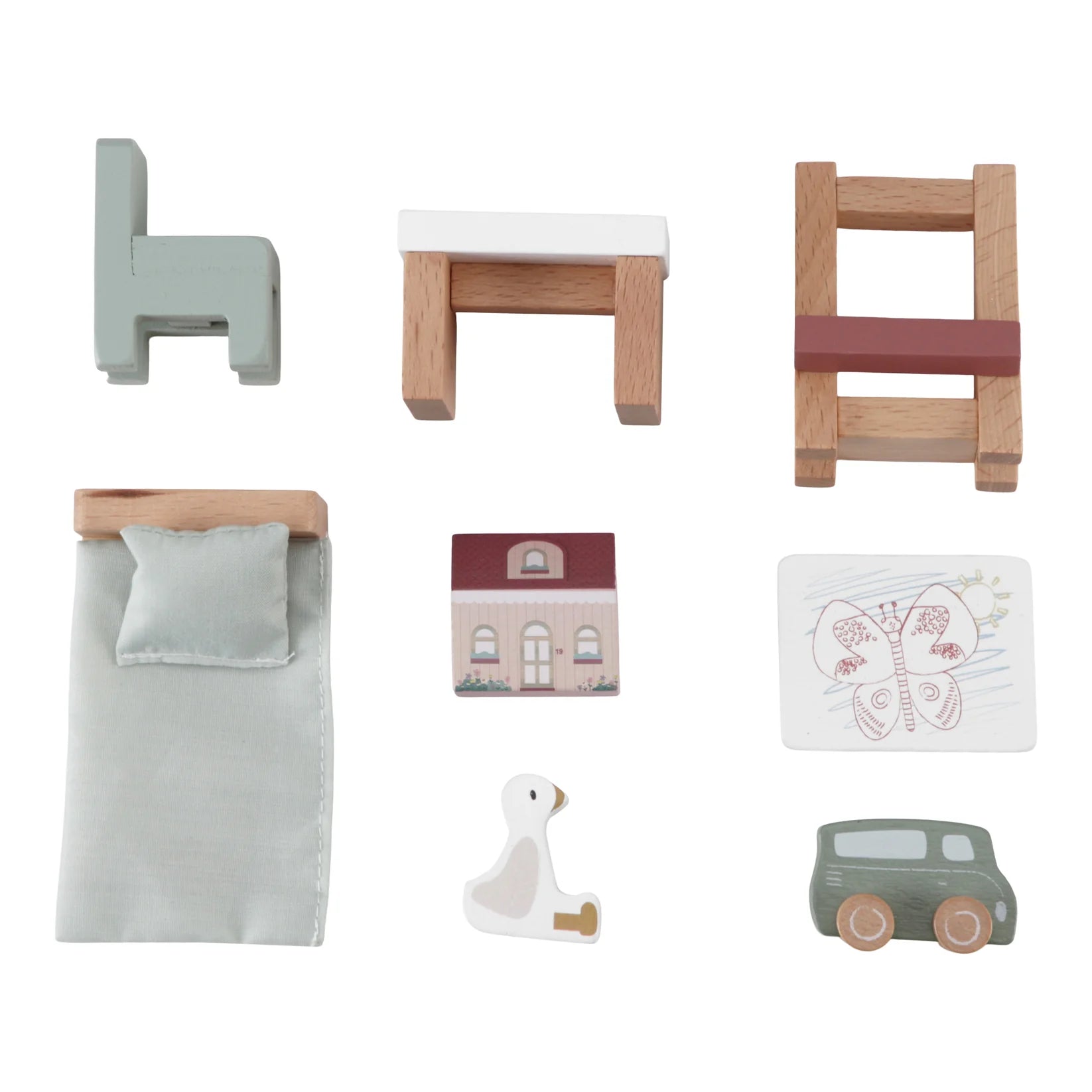 Little Dutch Dolls House Children's Room Expansion Set by Little Dutch - Learning Bugs UK