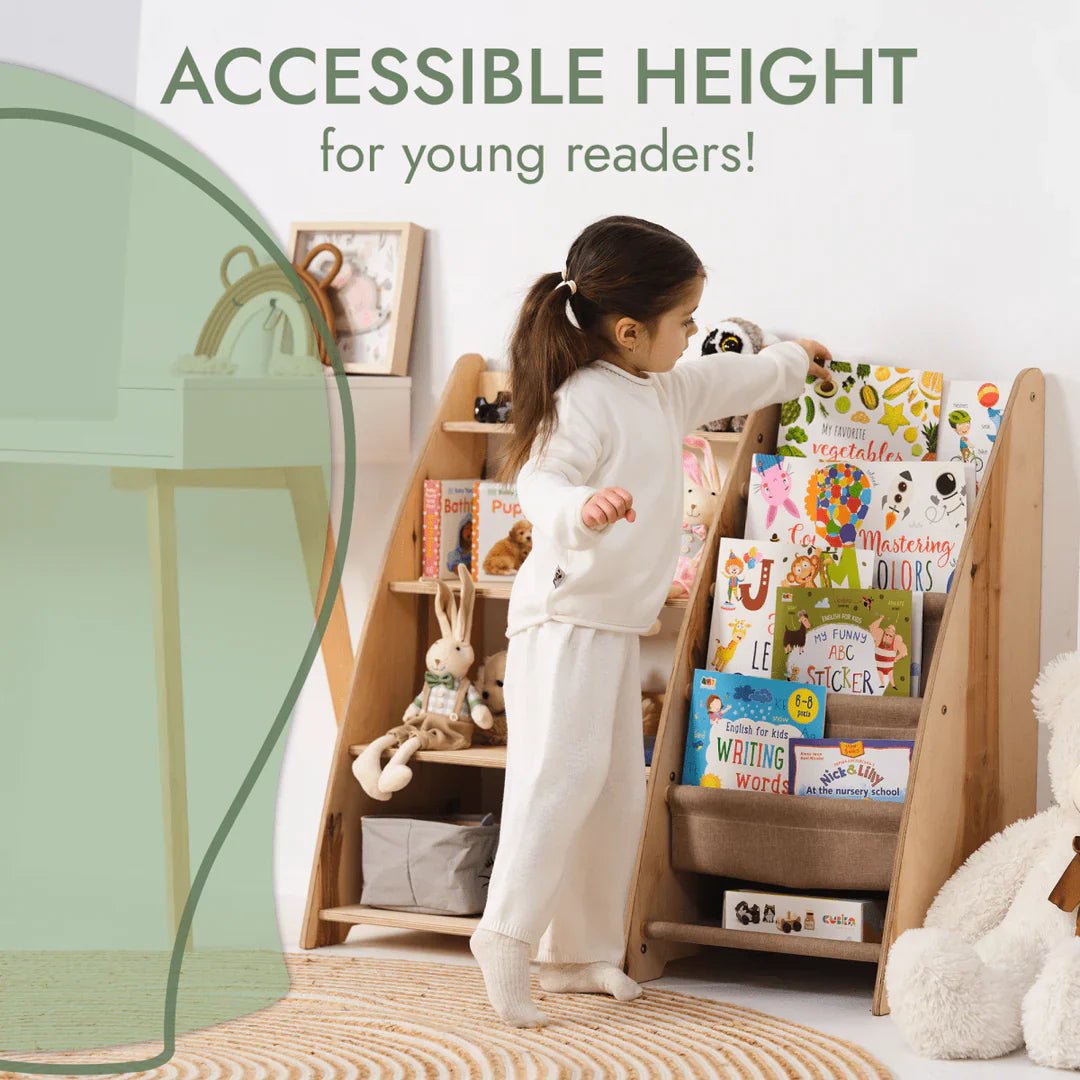 Goodevas 2 in 1 Montessori Bookshelf & Toy Storage – Bookshelf for children, available at Learning Bugs UK