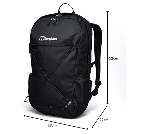 Unisex 30L Durable Black Backpack