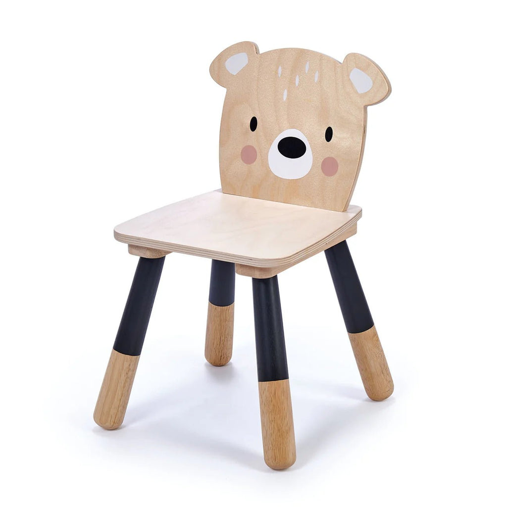 Forest Bear Chair - Wooden Toddler Seat by Tenderleaf Toys - Learning Bugs UK