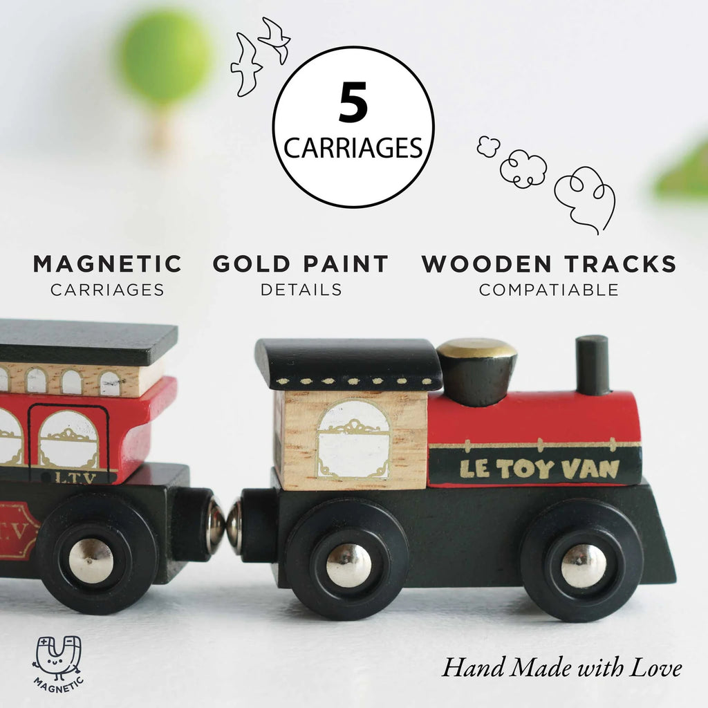 Le Toy Van - Royal Express Train & Carriages by Lauvely - Learning Bugs UK