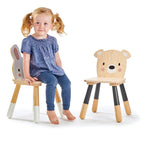 Forest Bear Chair - Wooden Toddler Seat by Tenderleaf Toys - Learning Bugs UK