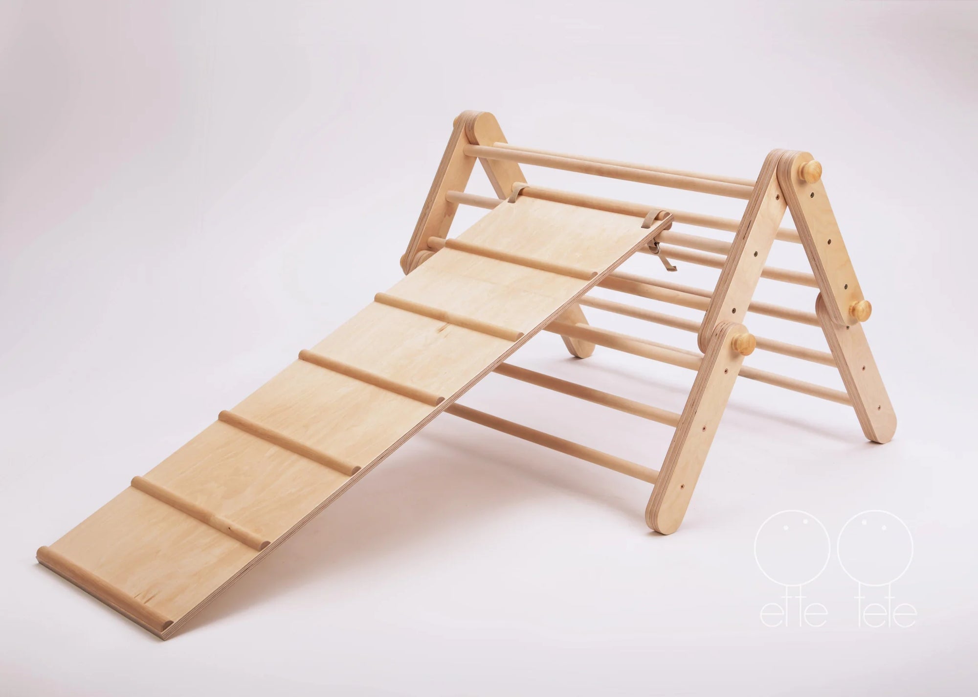 Modifiable Pikler Triangle With 1 Ramp by Ette Tete - Learning Bugs UK