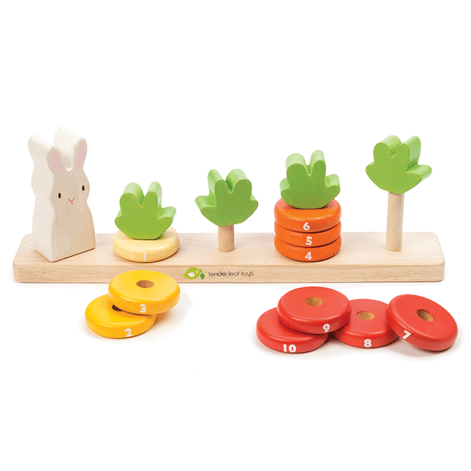 Tender Leaf Counting Carrots by Tenderleaf Toys - Learning Bugs UK