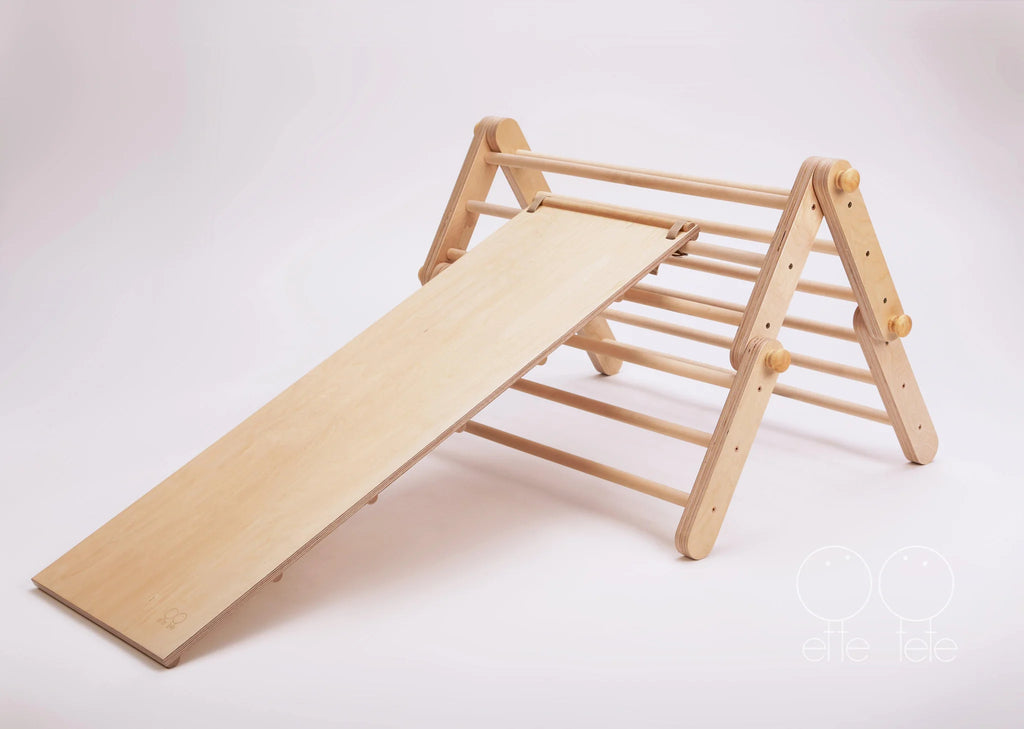 Modifiable Pikler Triangle With 1 Ramp by Ette Tete - Learning Bugs UK