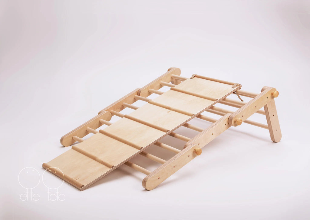 Modifiable Pikler Triangle With 1 Ramp by Ette Tete - Learning Bugs UK