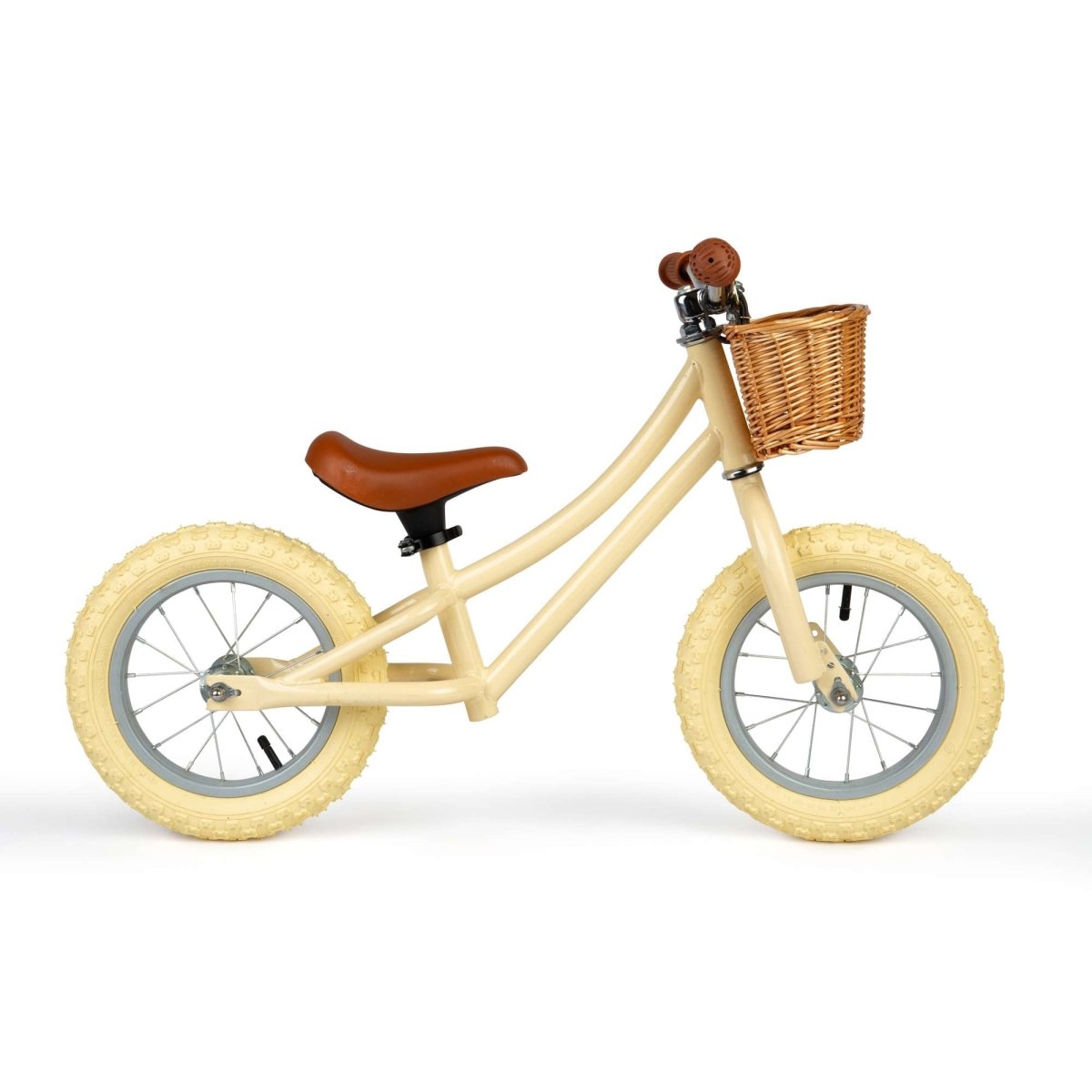 Bigjig Toys Balance Bike - Cream – Balance Bikes for children, available at Learning Bugs UK