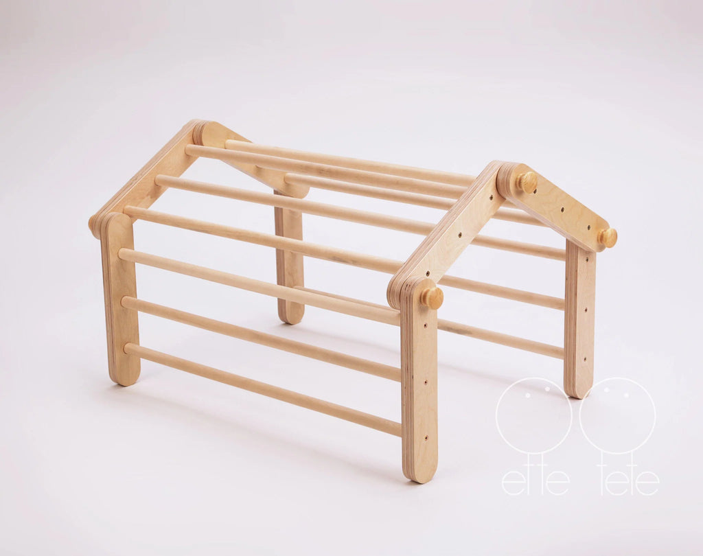 Modifiable Pikler Triangle With 1 Ramp by Ette Tete - Learning Bugs UK