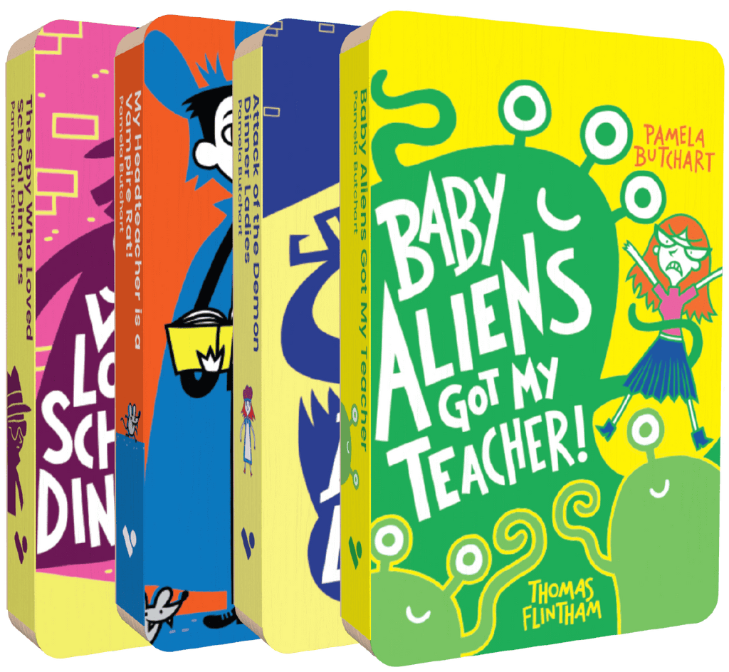 Baby Aliens Got My Teacher Bundle – Audiobooks Bundle for children, available at Learning Bugs UK