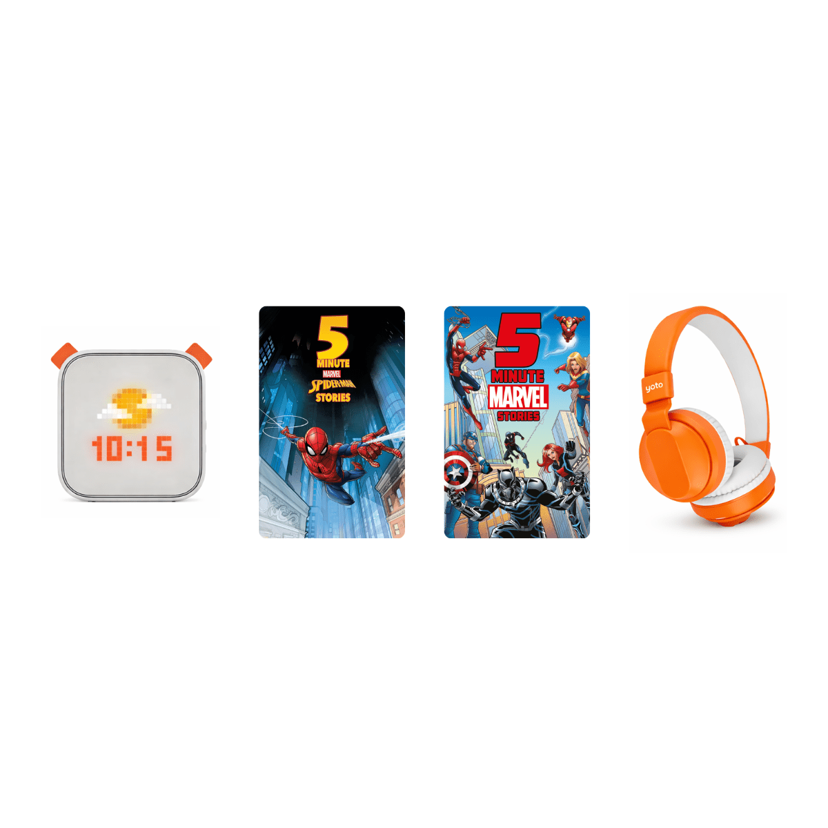 Yoto Player Bundle - 5 Minute Stories: Marvel | 3rd Gen – Audio Player Bundle for children, available at Learning Bugs UK
