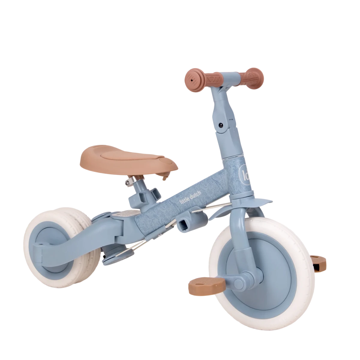 Little Dutch 4 in 1 Trike with Push Bar - Blue – Trikes for children, available at Learning Bugs UK
