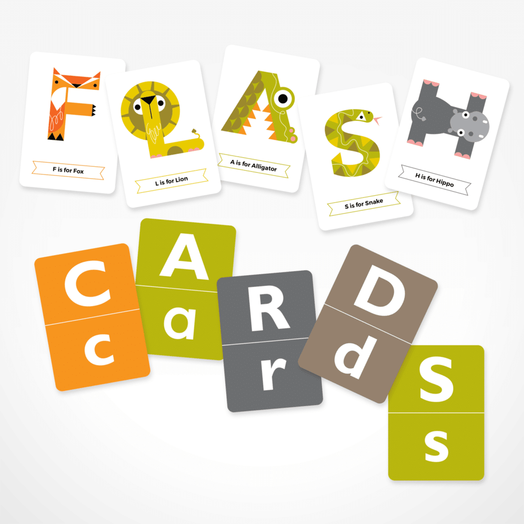 Animal Alphabet Flash Cards by The Jam Tart - Learning Bugs UK