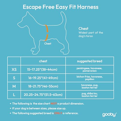 Gooby Escape Free Easy Fit Harness - Hot Pink, X-Small - No Pull Step-in Patented Small Dog Harness with Quick Release Buckle - Perfect On The Go No Pull Harness for Small Dogs or Medium Dog Harness