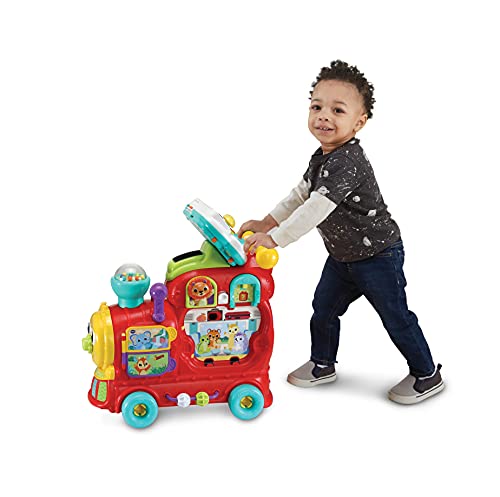 4-in-1 Baby Walker with Lights Educational Toys