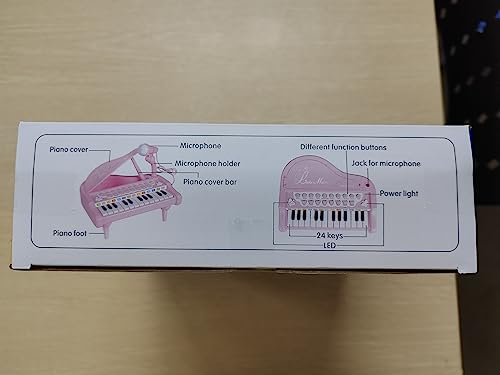 Amy&Benton Toddler Piano Toy for Baby Girls Pink Toy