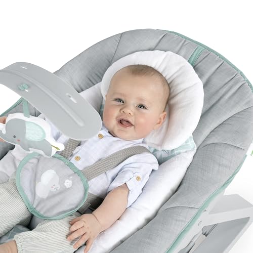 3-in-1 Grow with Me Vibrating Baby Bouncer Seat