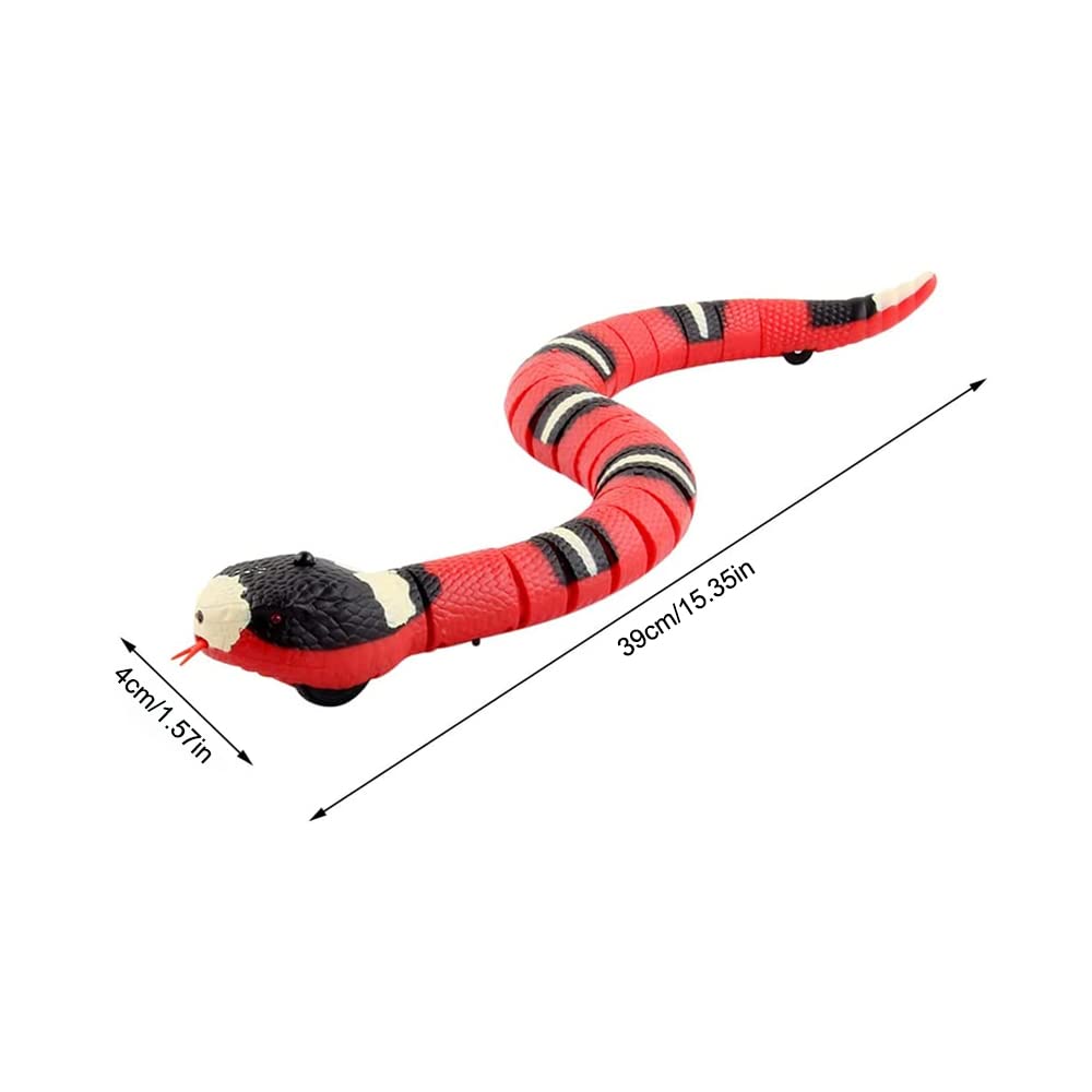 DAJILI Smart Sensing Snake Cat Toy, Electronic Interactive Cat Snake Toy, Induction Snake Toy with USB Cable