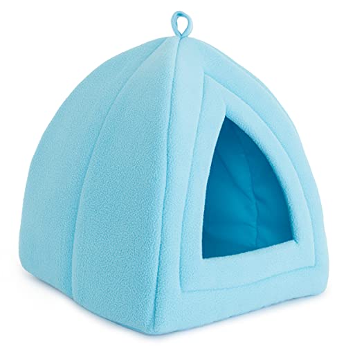 Petmaker Cat House - Indoor Bed with Removable Foam Cushion - Pet Tent for Puppies, Rabbits, Guinea Pigs, Hedgehogs, and Other Small Animals