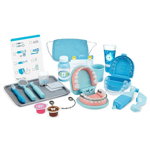 Melissa & Doug Super Smile Dentist Kit for Kids Role Play Toys