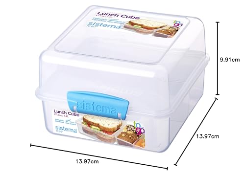 Lunch Box PP 3 Places, Assorted Colors