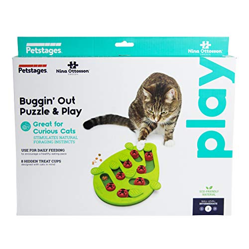 Nina Ottosson by Catstages Buggin' Out Puzzle & Play - Interactive Cat Treat Puzzle