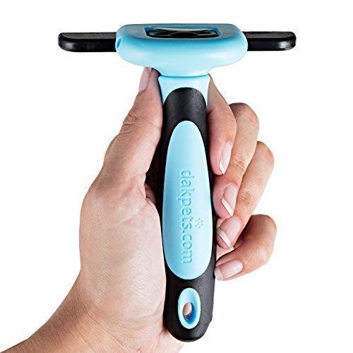 DakPets Pet Deshedding Tool | Professional Cat and Dog Brush for Shedding | Fur Deshedding Brush and Pet Hair Remover for Cats and Dogs