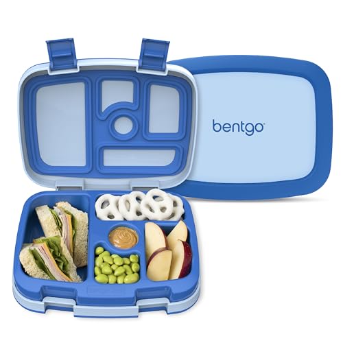 Blue 5-Compartment Leak-Proof Lunchbox