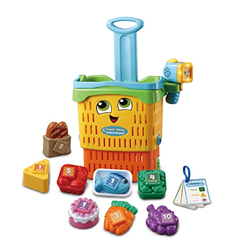 Interactive Count-Along Basket & Scanner, Roleplay Toy