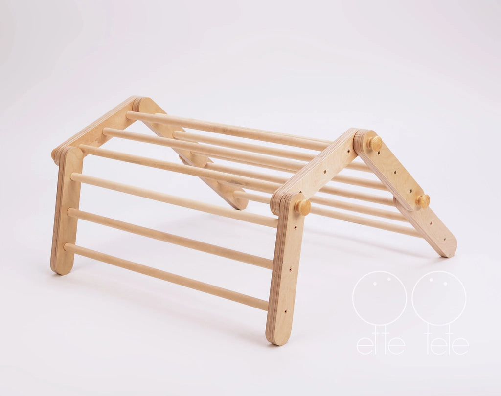 Modifiable Pikler Triangle With 1 Ramp by Ette Tete - Learning Bugs UK