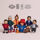 Le Toy Van Paddington figure and Brown family wooden dolls, photo 6 of 7