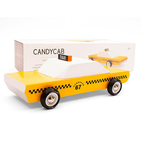 Candylab Wooden Yellow Taxi Cab