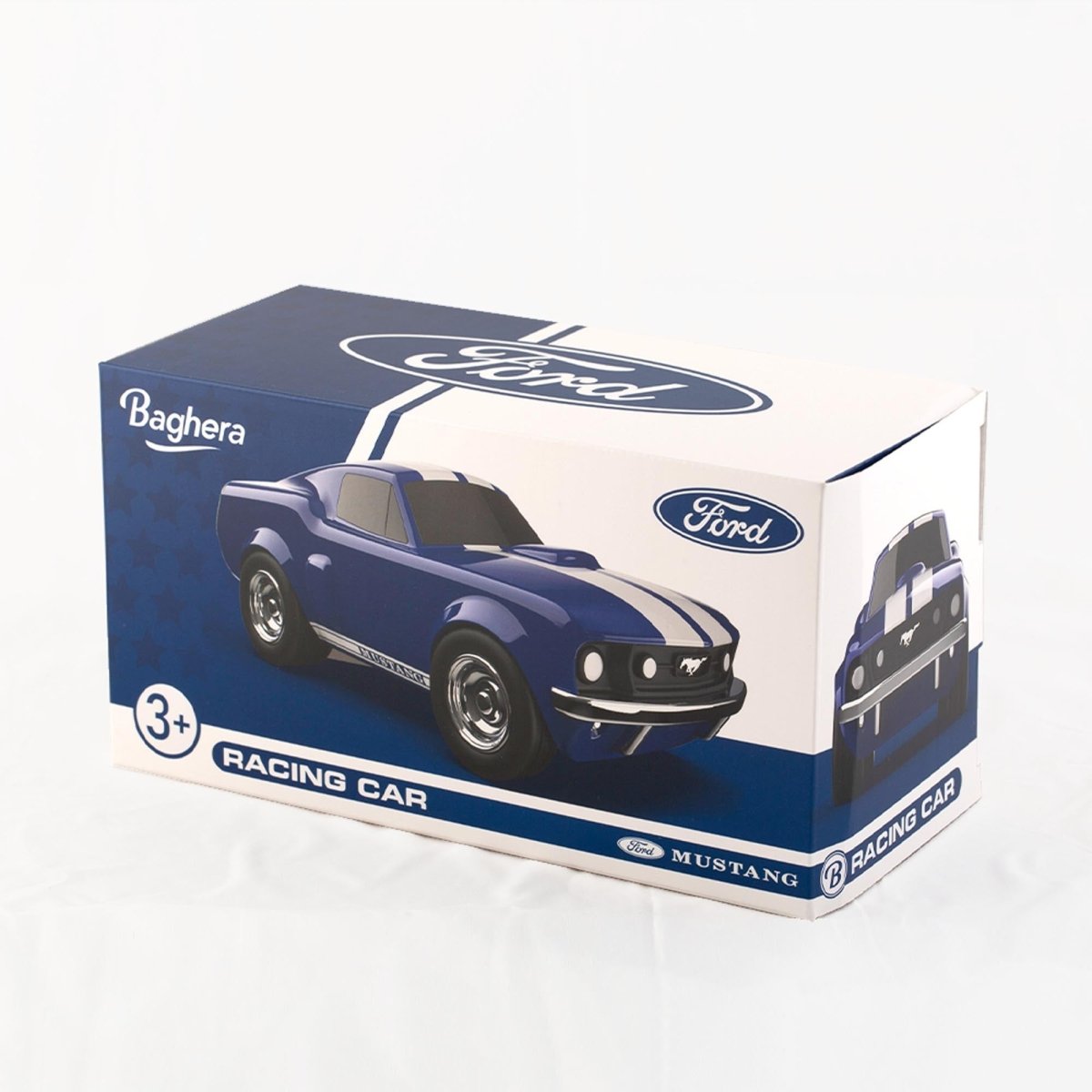 Ford Mustang Racing Car Blue Toy Car – Licensed Toy Vehicles for children, available at Learning Bugs UK