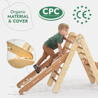 Goodevas 4 in 1 Montessori Climbing Frame with Net – 4in1 Playsets for children, available at Learning Bugs UK
