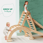 Goodevas 4 in 1 Montessori Climbing Frame with Net – 4in1 Playsets for children, available at Learning Bugs UK