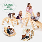 Goodevas 4 in 1 Montessori Climbing Frame with Net – 4in1 Playsets for children, available at Learning Bugs UK