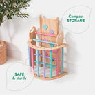 Goodevas 4 in 1 Montessori Climbing Set – Pastel – 4in1 Playsets for children, available at Learning Bugs UK