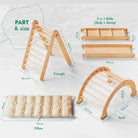 Goodevas 4 in 1 Montessori Climbing Frame with Cushion – Climbing Frame for children, available at Learning Bugs UK