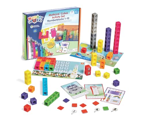 MathLink Cubes Numberblocks 1-10 Activity Set, Multicolour