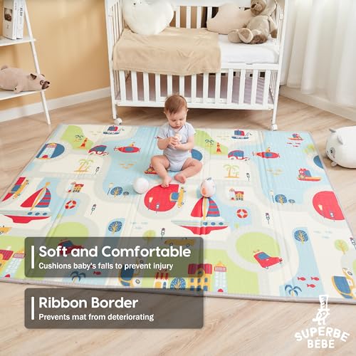 Non-Toxic Thick Foldable Waterproof Foam Baby Play Mat