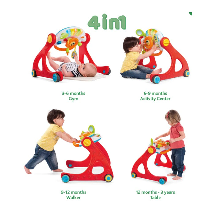 Grow and Walk 4-in-1 Baby Activity Toy and Walker