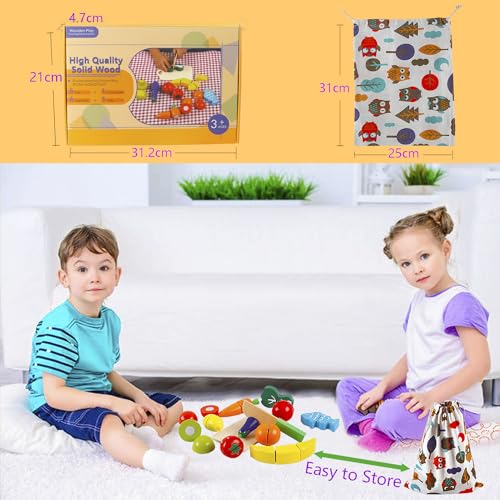 Children Cutting Fruits and Vegetables Game Set Toy