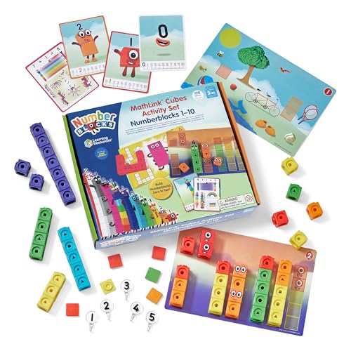 MathLink Cubes Numberblocks 1-10 Activity Set, Multicolour