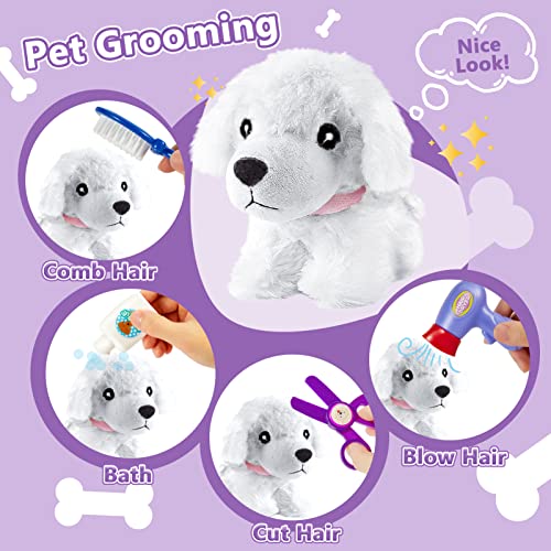 Kids Grooming Pet Care Role Play Games Animal Dolls Toy