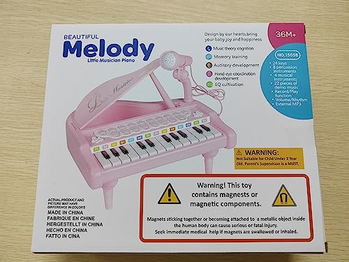 Amy&Benton Toddler Piano Toy for Baby Girls Pink Toy