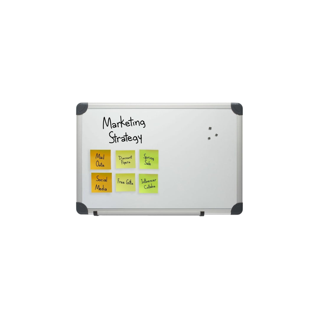 Magnetic Dry Erase Whiteboard 30x45cm with Aluminum Frame