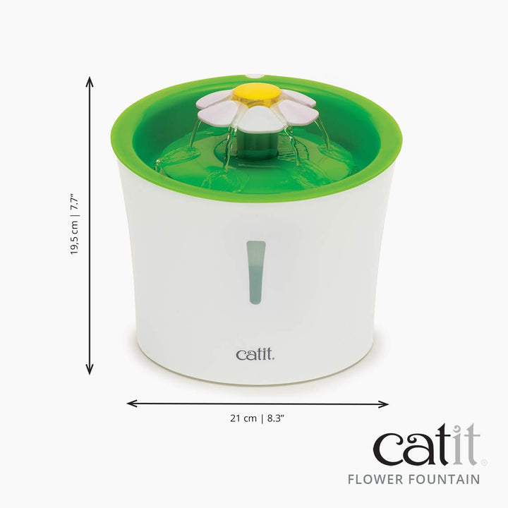 Catit Original Flower Fountain with Water Level Window, 3 Litre