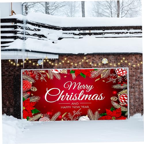 Merry Christmas Garage Door Banner