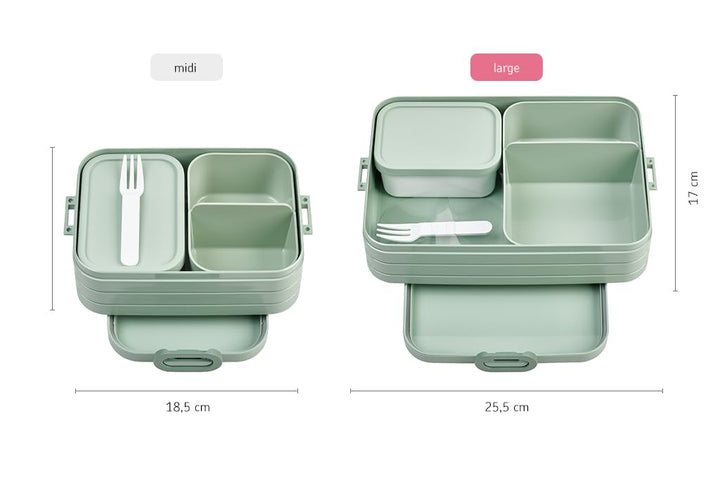 Large Bento Lunch Box for Sandwiches & Snacks